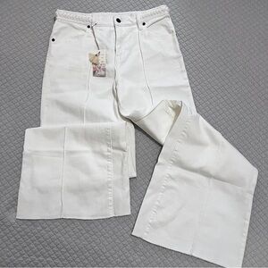 Johnny Was Braided Wide Leg Jean 27